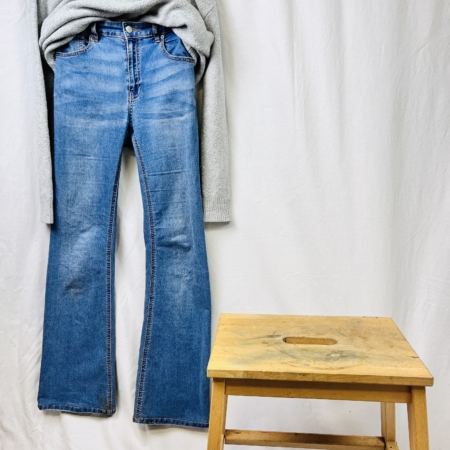 Flared jeans, PULL&BEAR, Maat S